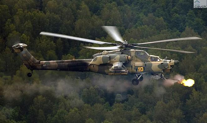 Các trực thăng này thường xuyên bay đêm, do khi lực lượng Không quân Nga tham gia chiến đấu, các nhóm phiến binh khủng bố chuyển sang chiến thuật cơ động, chiến đấu chủ yếu về đêm.