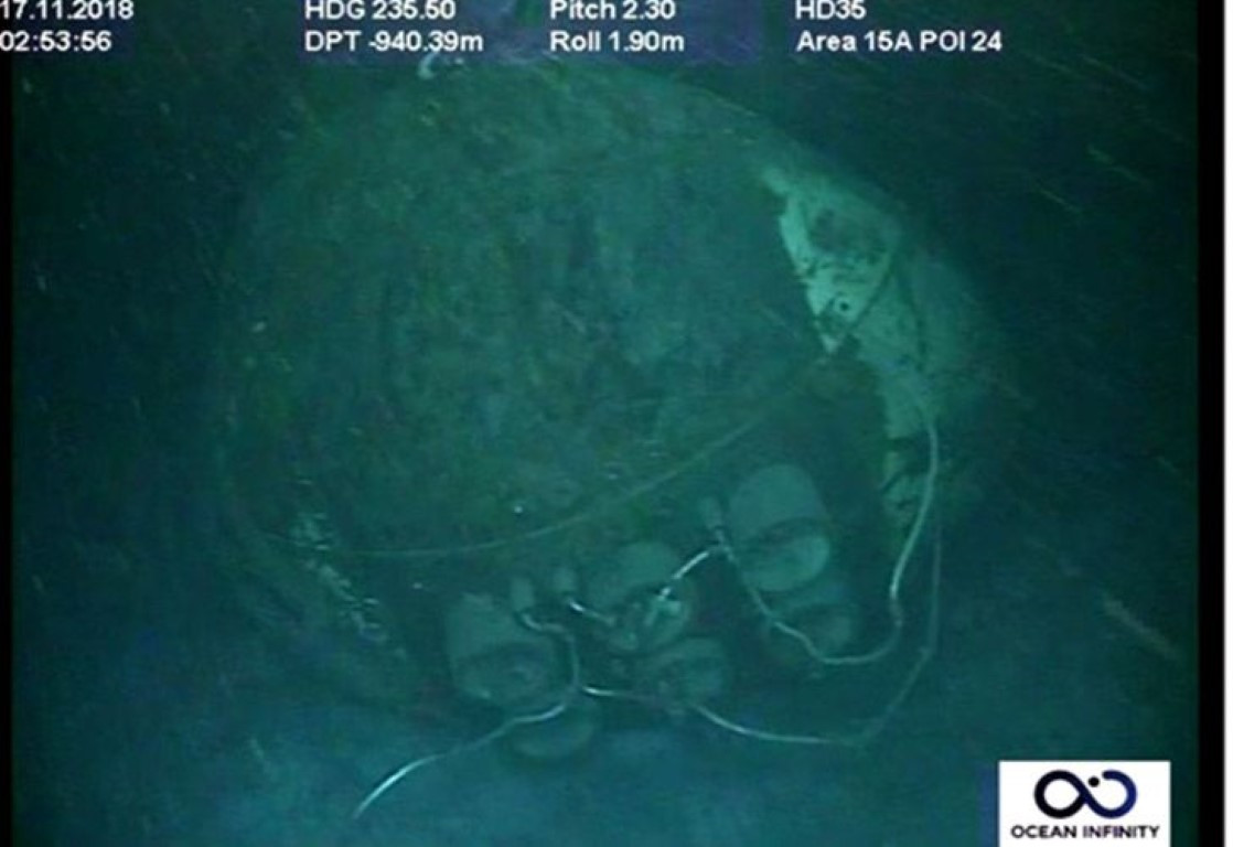 Con tàu đắm cùng với toàn bộ 44 thủy thủ đoàn trên tàu, và mọi nỗ lực tìm kiếm ban đầu đều đã thất bại. Phải tới tận một năm sau, tàu San Juan mới được tìm thấy trên vùng biển Nam Đại Tây Dương.