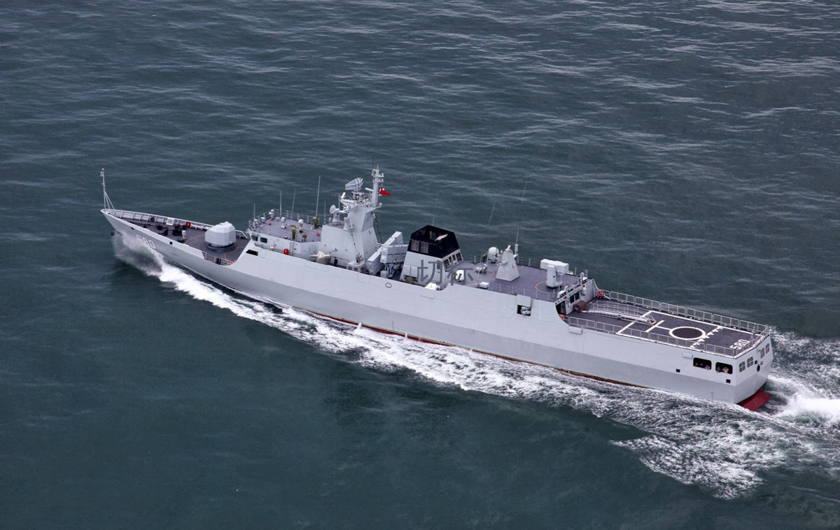 Cụ thể, trong năm 2020 hải quân Trung Quốc đã đưa 15 tàu hộ vệ hạm Type 056 vào biên chế. Ngày 10/1/2020, hai chiếc tàu chiến hộ vệ Type 056 của lực lượng Hải quân Trung Quốc được nhập biên vào hạm đội Nam Hải của nước này. Nguồn ảnh: Sina.