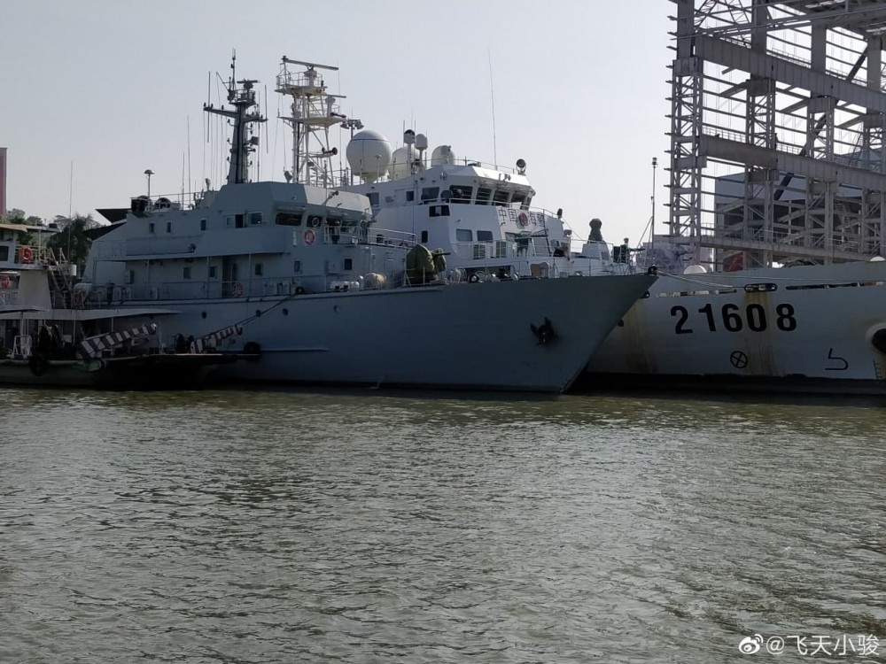 Tàu quét lôi thứ 12 được Trung Quốc đóng theo lớp Type 082II gia nhập biên chế Hạm đội Nam Hải vào tháng 11/2020. Nguồn ảnh: Sina.