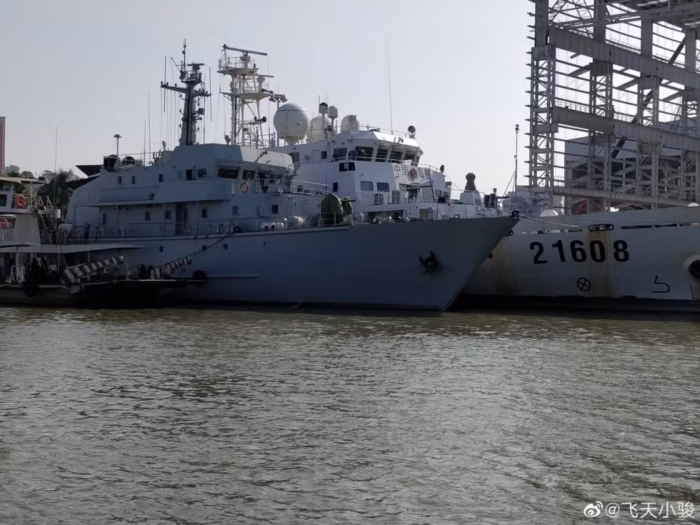 Tàu quét lôi thứ 12 được Trung Quốc đóng theo lớp Type 082II gia nhập biên chế Hạm đội Nam Hải vào tháng 11/2020. Nguồn ảnh: Sina.