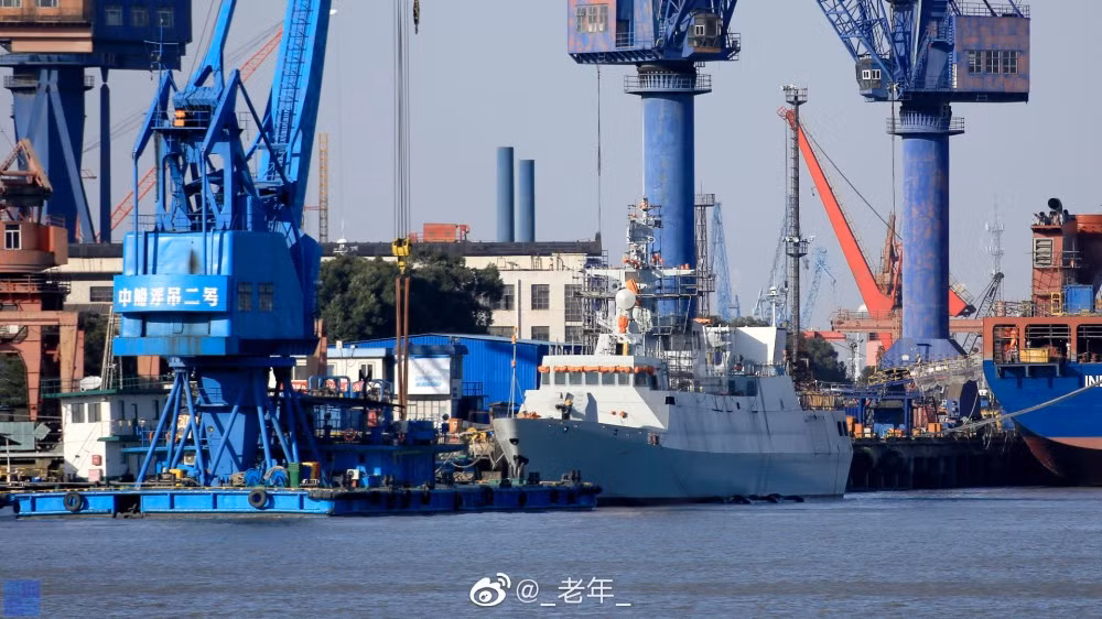 Hộ vệ hạm Mẫu Đan Giang (604) được biên chế về Hạm đội Bắc Hải giữa năm 2020. Nguồn ảnh: Sina.