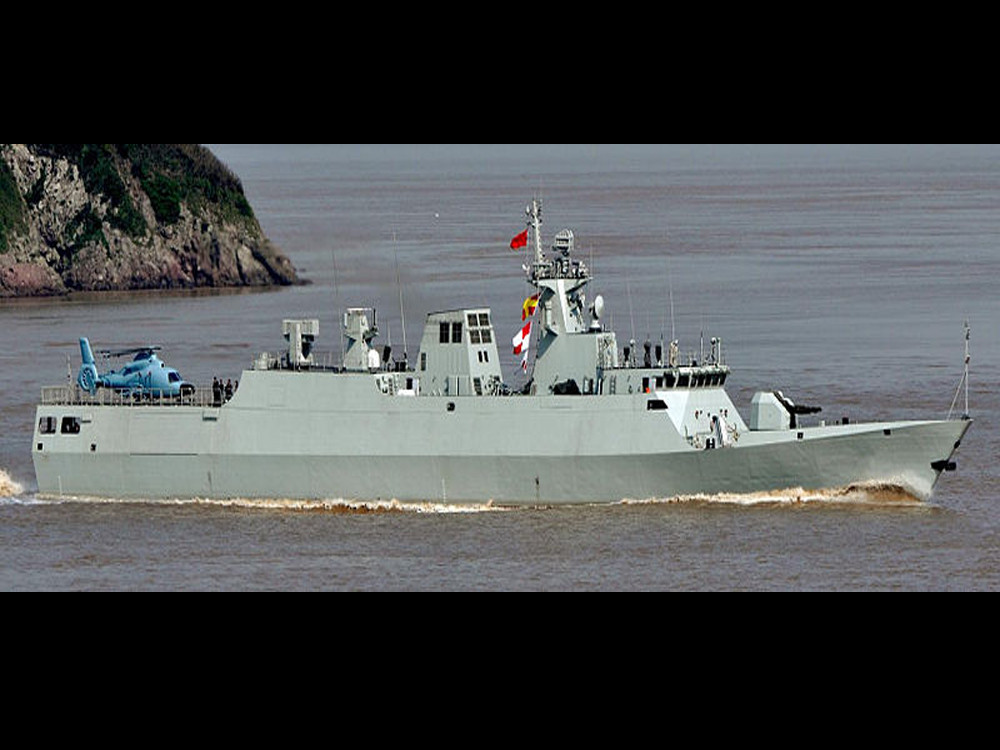 Hộ vệ hạm Tùy Châu (624) được biên chế về hạm đội Nam Hải trong năm 2020 vừa rồi, đây vẫn là tàu chiến được đóng theo lớp Hộ vệ hạm Type 056. Nguồn ảnh: Sina.