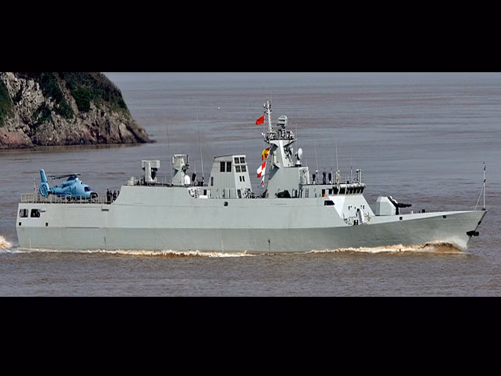 Hộ vệ hạm Tùy Châu (624) được biên chế về hạm đội Nam Hải trong năm 2020 vừa rồi, đây vẫn là tàu chiến được đóng theo lớp Hộ vệ hạm Type 056. Nguồn ảnh: Sina.