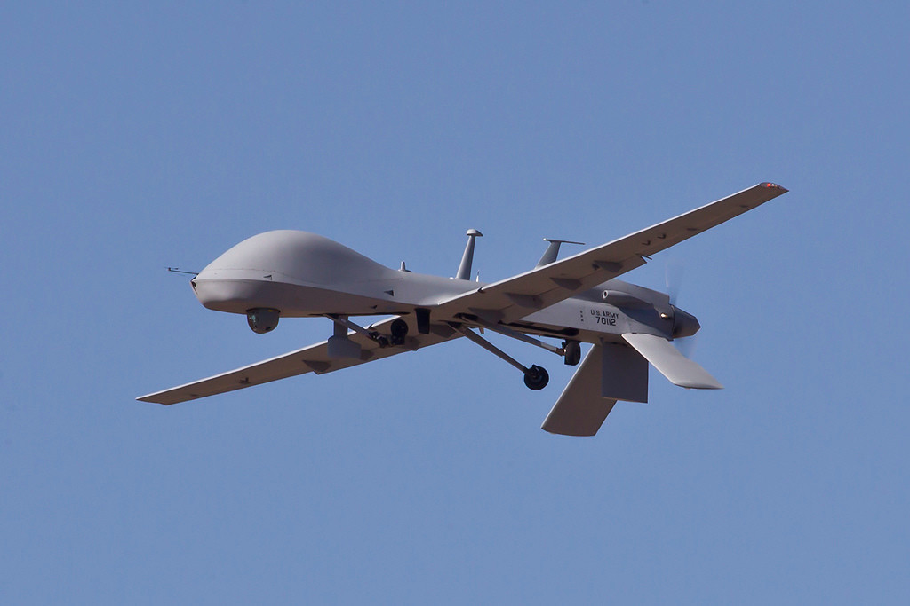 Mặc dù là máy bay không người lái vũ trang, tuy nhiên UAV MQ-1C Gray Eagle lại chỉ sử dụng động cơ cánh quạt và có tốc độ bay tối đa 300 km/h.