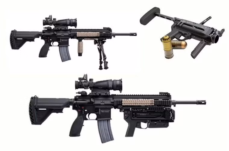 Mỹ đã chính thức chọn khẩu súng trường tấn công HK-416 của hãng Heckler &amp; Koch (Đức) làm súng trường tấn công tiêu chuẩn, đặt tên là M27 nhằm thay thế cho M16 và M4.