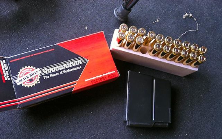 AX 308 tương thích với loại đạn 7,62 mm NATO. Hộp tiếp đạn được làm từ thép và polymer đáng tin cậy để giữ 10 viên đạn. Hơn nữa nó rất dễ để nạp đạn vào, cũng như cho phép nạp từng viên vào buồng đạn khi hộp tiếp đạn rỗng.