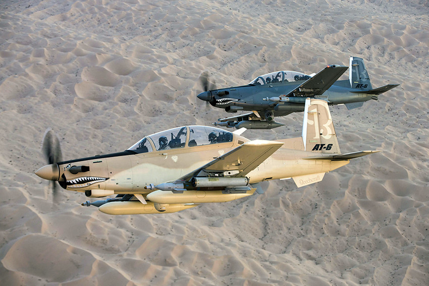 Theo nhiều nguồn tin, giá thành vận hành của AT-6 Wolverine chỉ vào khoảng dưới 1000 USD cho mỗi giờ. Nếu thông tin trên là chính xác, đây cũng sẽ là loại máy bay có chi phí sản xuất và vận hành "rẻ mạt" nhất của Mỹ. Nguồn ảnh: Twitter.