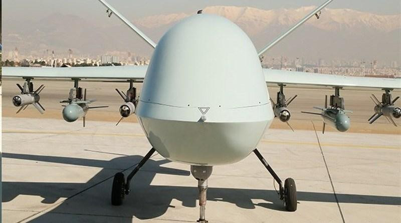 Iran tìm cách xây dựng lực lượng UAV từ thập niên 1980 với nòng cốt là các sản phẩm nội địa. Một số UAV hiện đại của Iran được sao chép từ phi cơ Mỹ, như dòng Saegheh và Shahed-171 được phát triển từ nền tảng UAV tàng hình RQ-170 Sentinel bị Iran ép hạ cánh năm 2011, trong khi dòng Shahed-129 rất giống với MQ-1 Predator.