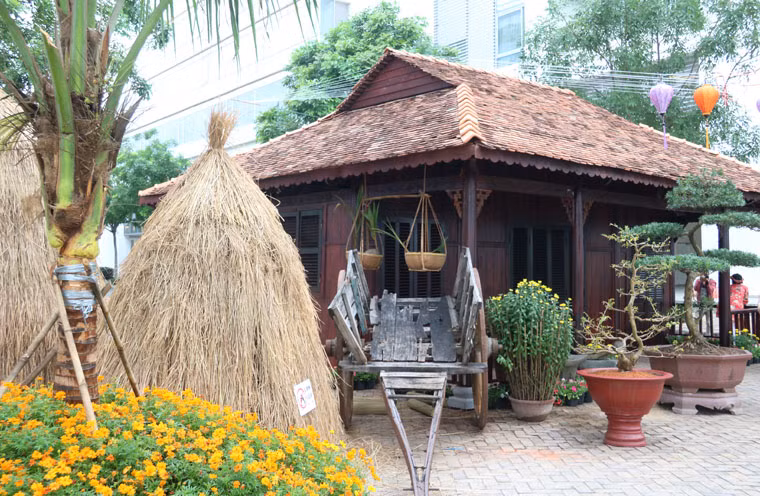 Trong đó khu vực "Đường xuân" là điểm nhấn và chia thành 3 phân đoạn chính.