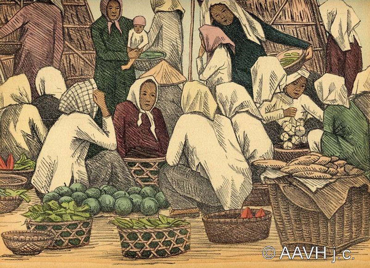 Một góc chợ Gò Vấp.