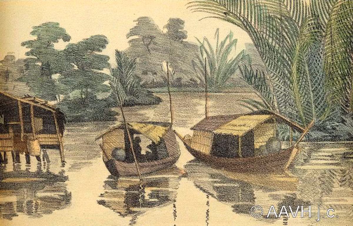 Rạch Băng Ky ở Sài Gòn.