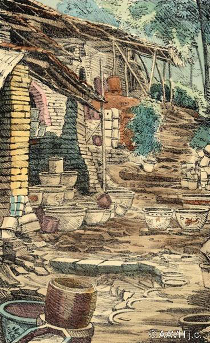 Lò gốm ở Thủ Dầu Một.