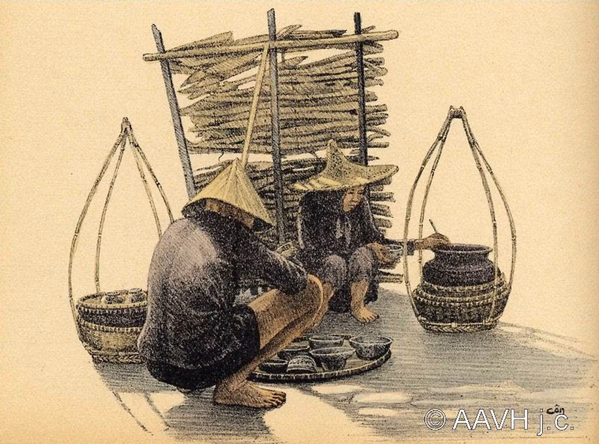 Người bán cháo rong.