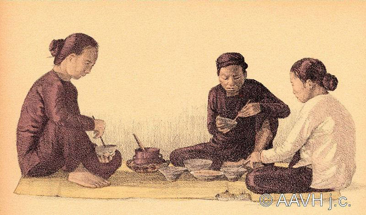 Bữa ăn trong một gia đình.