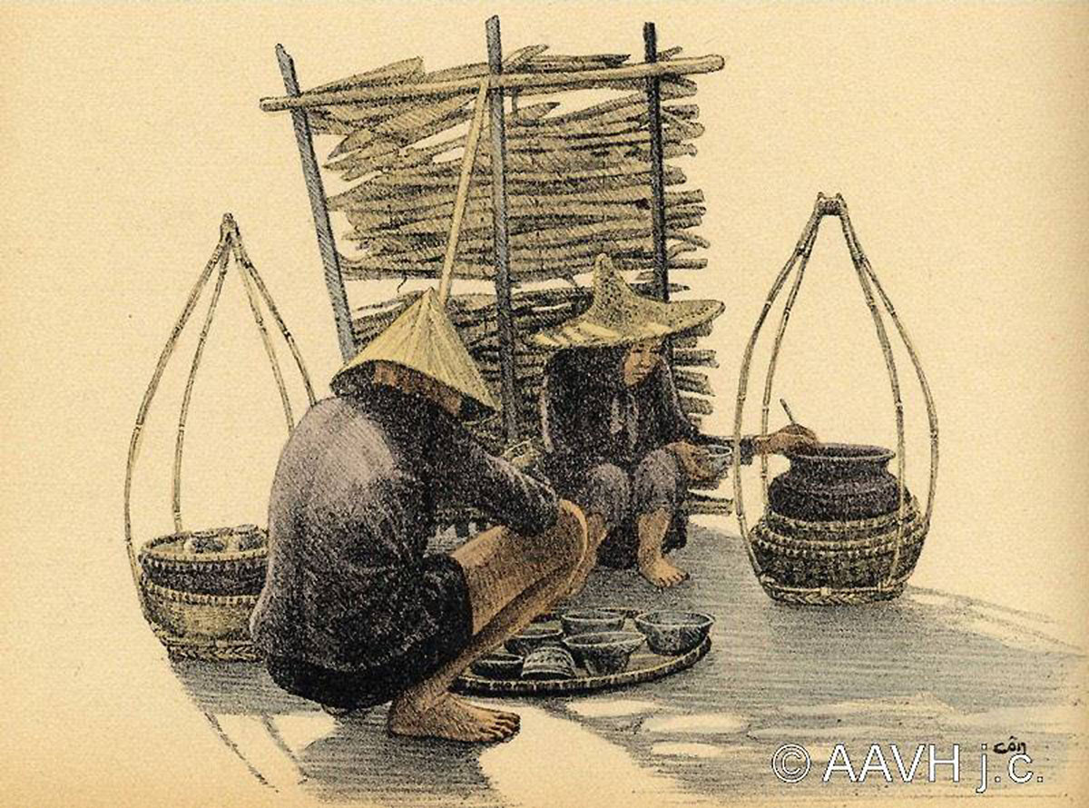 Người bán cháo rong.