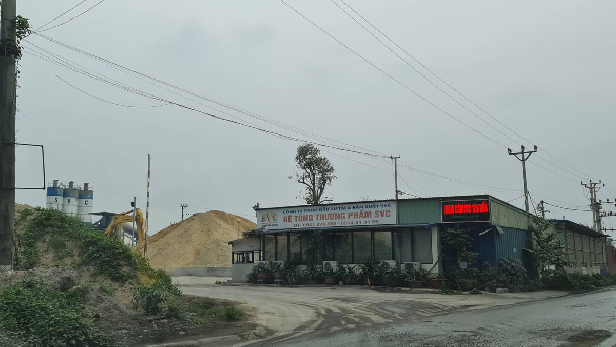 Hai Phong: Cong ty SUVICO xay tram be tong khong phep tren hanh lang de dieu