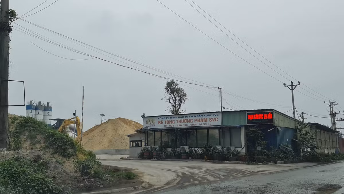 Hai Phong: Cong ty SUVICO xay tram be tong khong phep tren hanh lang de dieu