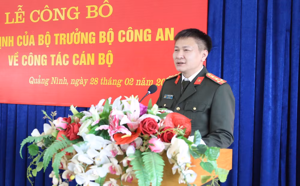 Tại buổi lễ, Đại tá Nguyễn Ngọc Lâm hứa cố gắng nỗ lực hoàn thành xuất sắc nhiệm vụ, vì sự nghiệp đảm bảo An ninh quốc gia, trật tự an toàn xã hội.