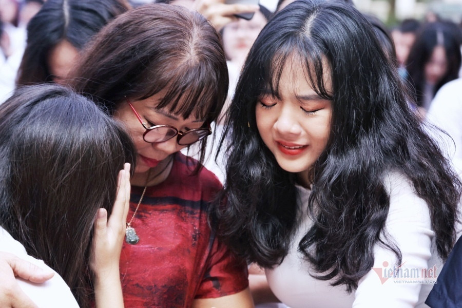 Giây phút học trò được sống giữa những dạt dào cảm xúc. 