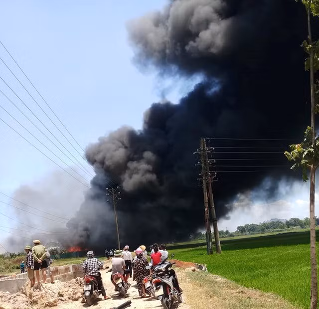 Ngọn lửa nhanh chóng bao trùm khu vực rộng khoảng 2.000 m2.