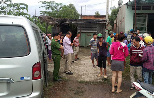 Hiện trường vụ án mạng.