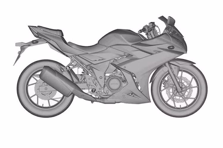 Từ những hình dựng 3D này, có thể thấy rằng chiếc Suzuki sportbike 250 cc mới sẽ có thiết kế góc cạnh hơn so với các dòng xe hiện tại của hãng. Xe sử dụng cặp mâm 5 cánh xương cá khá giống với chiếc Raider 150 hiện tại, đồng thời cũng có tay lái cao giống các đối thủ để những người mới làm quen với xe PKL cũng có thể dễ dàng điều khiển.