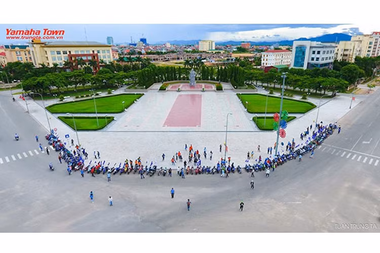 Đại hội xế nổ Yamaha Exciter 2016 vừa được tổ chức tại thành phố Hà Tĩnh vào ngày Chủ Nhật cuối tuần 14/8/2016.