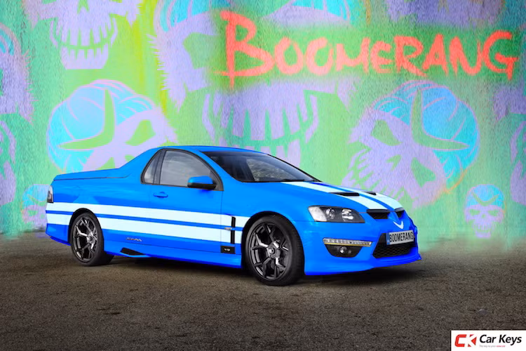 Cuối cùng, "cây hài" Boomerang trong Suicide Squad với xuất thân từ Australia sẽ cần phải đi kèm với một chiếc siêu xe mạnh mẽ cũng tới từ đất nước của Kangaroo như Vauxhall VXR8 Maloo.