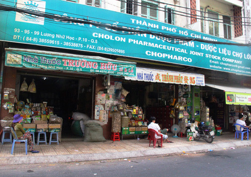 Thuốc đông y trên đường Lương Nhữ Hộc