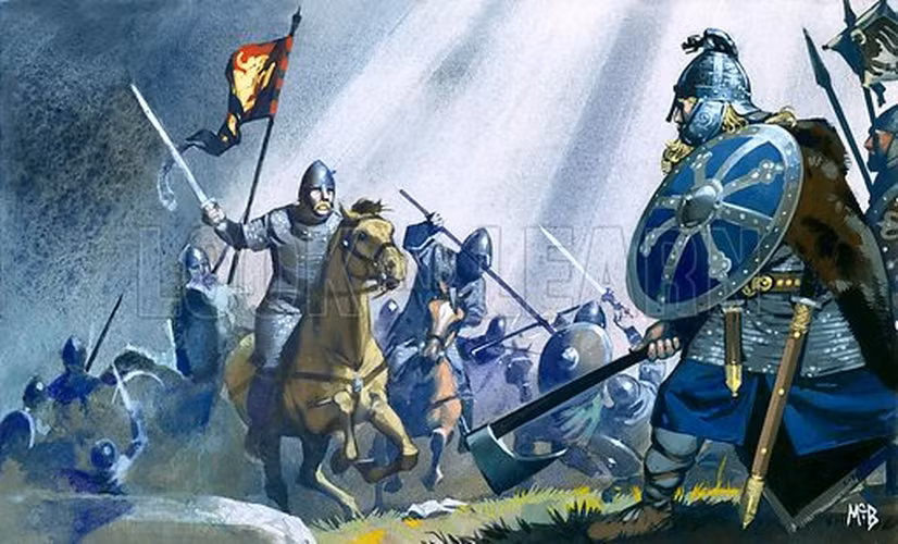 Thời kỳ Anglo-Saxon kết thúc vào năm 1066 khi người Norman xâm chiếm Anh. Tuy nhiên, di sản của họ vẫn còn hiện diện rõ nét trong ngôn ngữ, văn hóa và kiến trúc của nước Anh hiện đại.(Ảnh: Look and Learn)