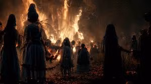 Lễ hội Halloween chứa đựng nhiều nghi lễ cổ xưa và ít được biết đến. Những nghi lễ này, dù không phổ biến, lại phản ánh sâu sắc văn hóa và tín ngưỡng của người xưa, đem lại một cái nhìn khác về Halloween.(Ảnh: Sky History)