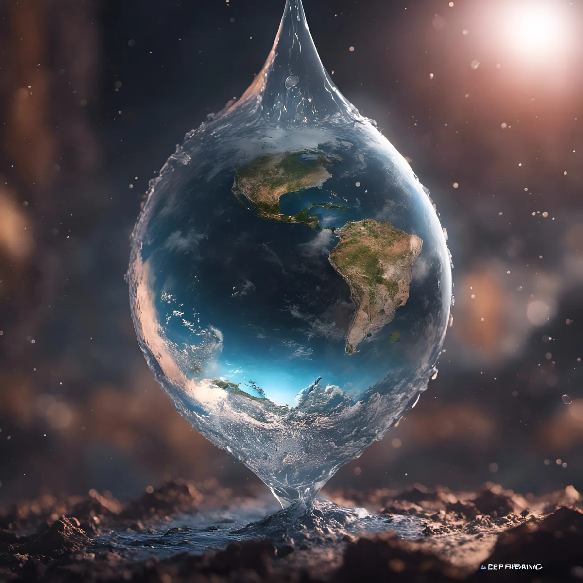 Hiện tượng “nhỏ giọt thạch quyển” không chỉ là một khám phá khoa học thú vị mà còn mở ra những hiểu biết mới về cách mà Trái Đất của chúng ta đang thay đổi và tiến hóa. Điều này nhắc nhở chúng ta về sự phức tạp và kỳ diệu của hành tinh mà chúng ta đang sống.(Ảnh: NightCafe Creator)