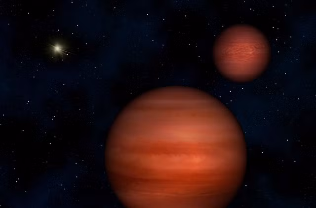 Qua các thiết bị quang phổ hồng ngoại độ phân giải cao Cryogenic (CRIRES+), các nhà khoa học đã phát hiện rằng Gliese 229 B thực ra là hai sao lùn nâu: Gliese 229 Ba và Gliese 229 Bb. Hai vật thể này có khối lượng lần lượt gấp khoảng 38 và 34 lần Sao Mộc, quay quanh nhau với chu kỳ 12 ngày và khoảng cách gấp 16 lần khoảng cách từ Trái Đất đến Mặt Trăng.(Ảnh:ĐẠI HỌC PENNSYLVANIA)