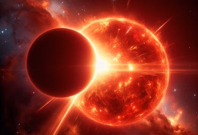 Nghiên cứu mới từ Viện Thiên văn học Đại học Hawaii và Đại học Cambridge cảnh báo rằng các sao lùn đỏ, loại sao lớp M, thường tấn công các hành tinh xung quanh chúng bằng tia lửa sao tàn khốc. Nghiên cứu này tập trung vào bức xạ cực tím (UV) phát ra từ các sao lùn đỏ và xem xét 182 vụ bùng phát sao từ khoảng 300.000 ngôi sao. (Ảnh: ANH THƯ)