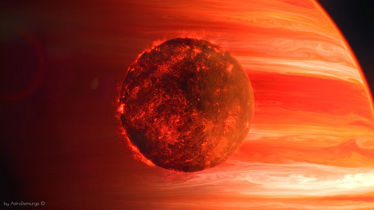 Đám mây này nằm cao hơn bầu khí quyển của hành tinh và có hàm lượng natri cao, không phù hợp với thành phần của WASP-49 b và ngôi sao của nó. (Ảnh: Reddit)