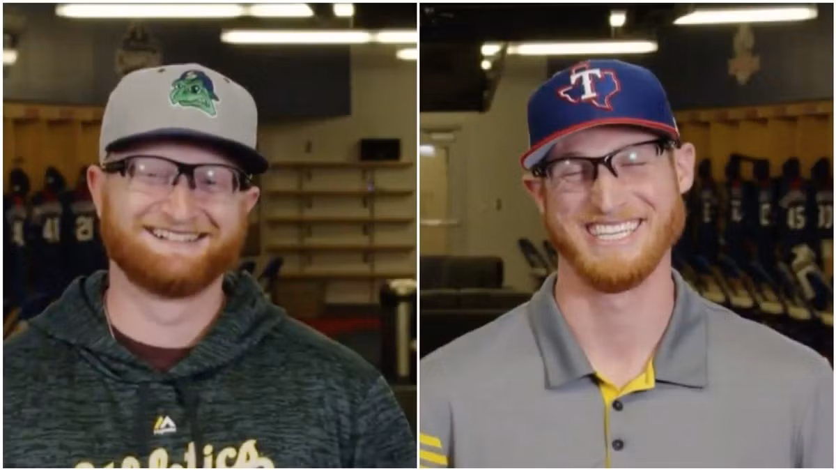 Cả hai đều cao 1m93, có mái tóc đỏ, để râu và đeo kính. Sự giống nhau này đã khiến nhiều người nhầm lẫn họ là anh em sinh đôi.(Ảnh: HuffPost)