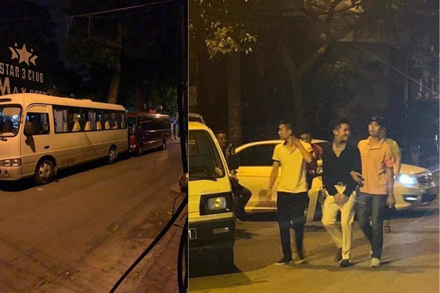 Sau đó, cơ quan chức năng đã đưa gần 200 người về trụ sở công an để xác minh, làm rõ. Trong đó có hơn 60 nhân viên quán bar.