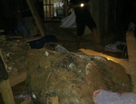 Dang ngu, chau be bi da khong lo lan vao nha de tu vong