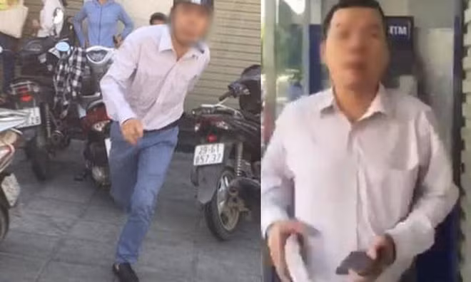 Nguoi dan ong danh phu nu tui bui o cay ATM: Thoi con do cu kho bo?