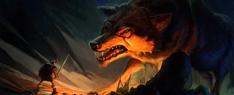 Khi gần đến ngày đại chiến Ragnarok diễn ra, sói khổng lồ Fenrir trốn thoát và cắn đứt một cánh tay của thần Tyr.