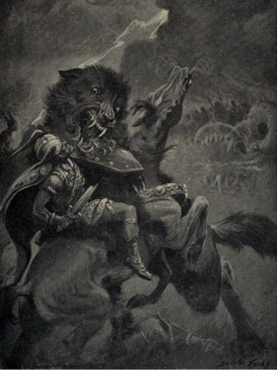 Mẹ của Fenrir là một người phụ nữ khổng lồ có tên Angrbođa. Do vậy, Fenrir thừa hưởng cơ thể to lớn và sức mạnh phi thường của cha mẹ.