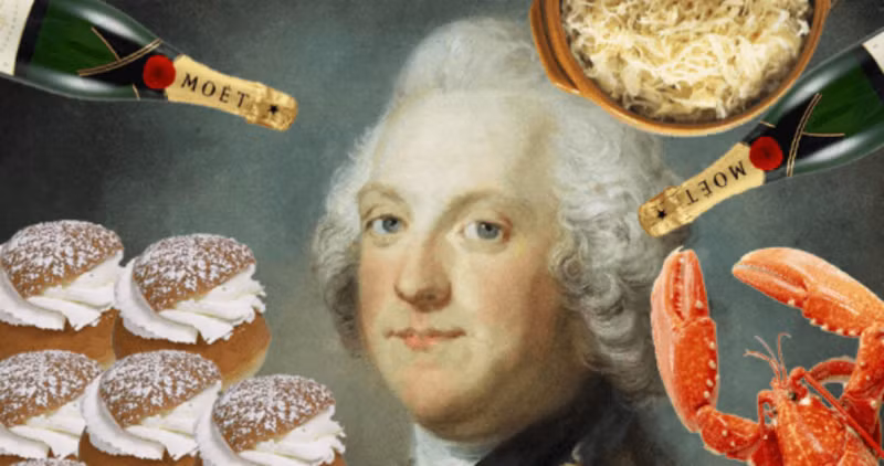 Tuy nhiên, thay vì ăn uống điều độ để đảm bảo sức khỏe, ông hoàng Thụy Điển này ăn quá nhiều món ngon cùng lúc khiến bản thân gặp chuyện chẳng lành.