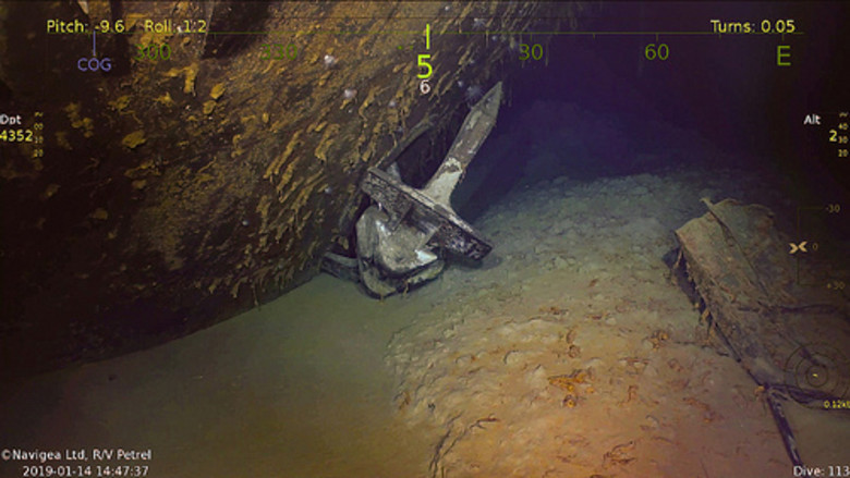 Trong những năm qua, các nhà thám hiểm biển sâu từ Tàu Nghiên cứu Petrel cũng tìm thấy một số con tàu bị đắm trong Thế Chiến 2 như: USS Juneau, USS Ward, USS Lexington, USS Helena và USS Indianapolis. Video: Tìm thấy xác tàu Chistopher Columbus sau 500 năm (nguồn: VTC14)