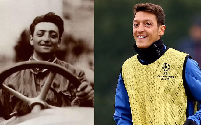 Enzo Ferrari nổi tiếng thế giới là nhà sáng lập hãng xe hơi Ferrari. Trong khi đó, Mesut Oezil là cầu thủ bóng đá danh tiếng.