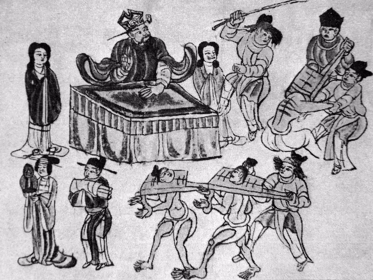 Trong số này có việc xăm hình được áp dụng đối với tội phạm nghiêm trọng.