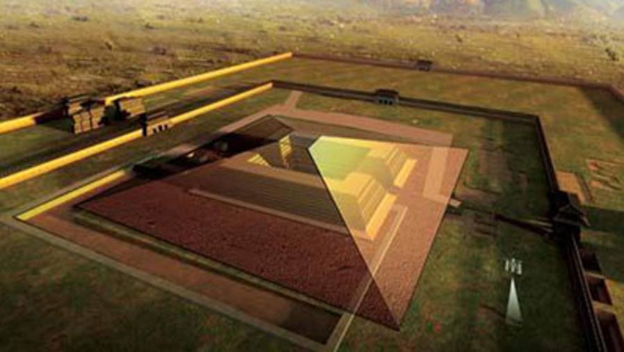 Trong khi người Ai Cập cổ đại chôn cất pharaoh trong các kim tự tháp, hoàng đế Trung Quốc thời phong kiến được mai táng trong các lăng mộ bề thế.