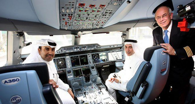 Mức lương trung bình của một phi công Qatar Airways là 220.000 USD/năm. Ảnh: Airwaysmag.