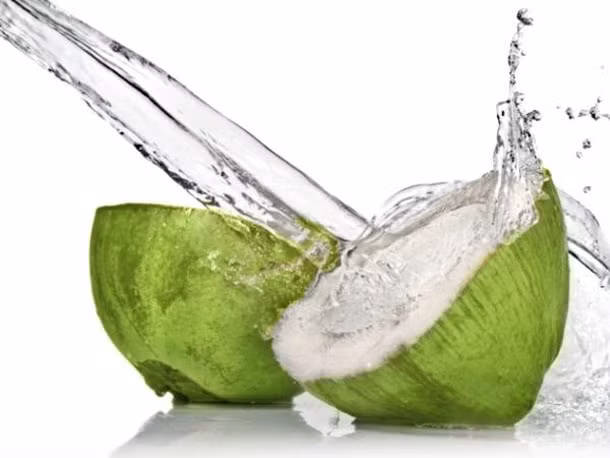 Nước dừa là một chất điện phân tự nhiên vừa giúp giải khát vừa giúp tăng cường sự trao đổi chất của cơ thể.