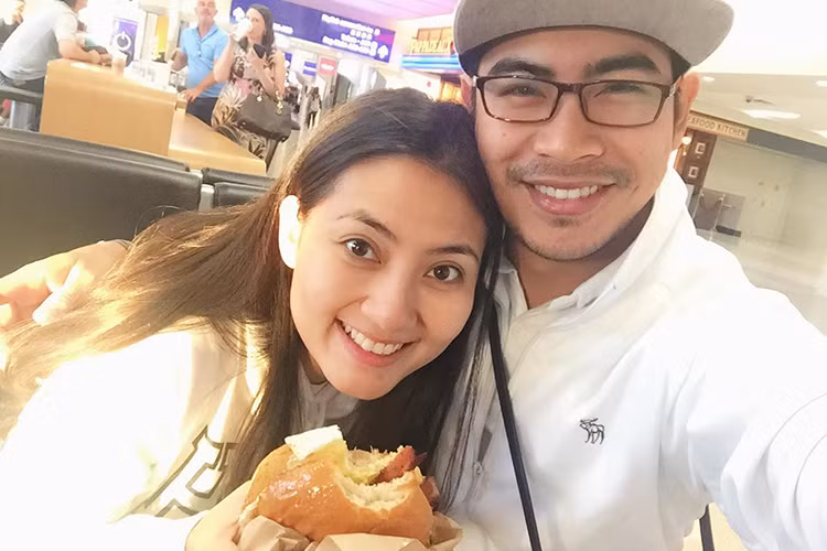 Ngoc Lan Thanh Binh hanh phuc o troi Tay sau dam hoi-Hinh-5